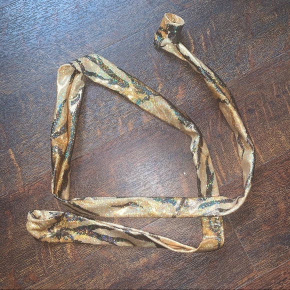 Metallic sparkly hair tie/ band - Picture 3 of 8